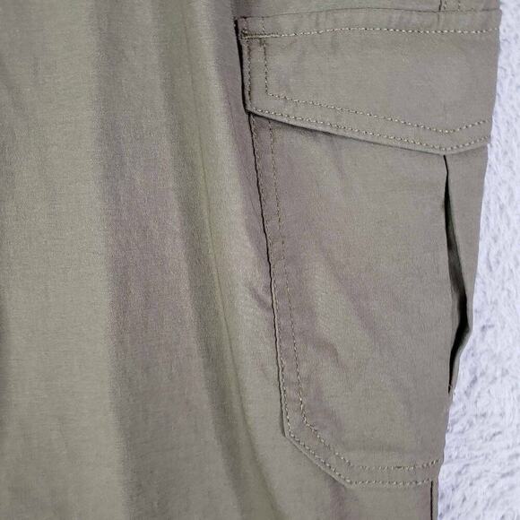 Duluth Trading Co Womens Cargo Pants Brown Size 18X31 Flat Front Straight Leg - Picture 6 of 9